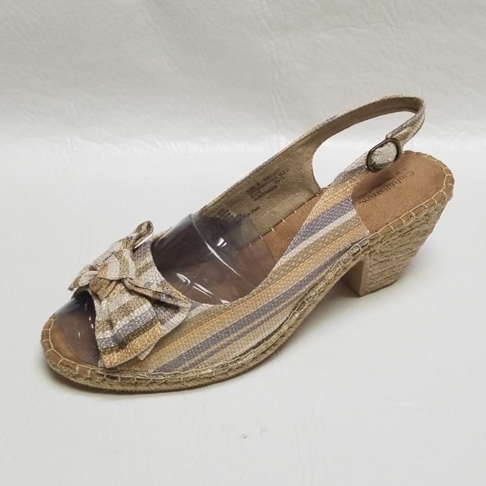 NEW Croft Barrow Espadrilles sandal 8.5 9